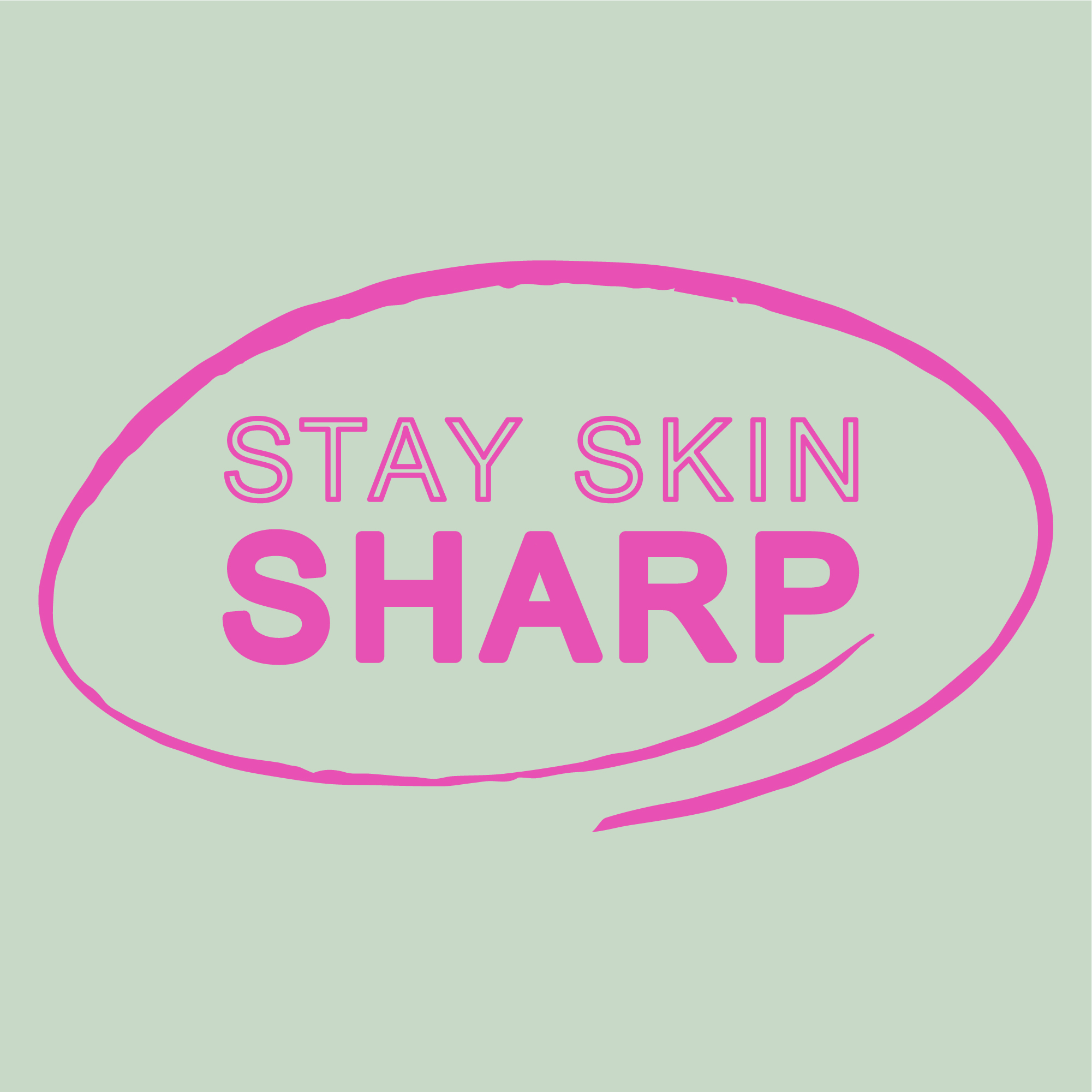 Stay Skin SHARP logo